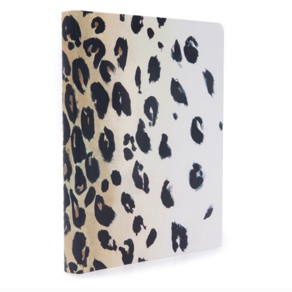 Kate Spade Leopard Print Concealed Spiral Notebook nwt - Picture 1 of 5